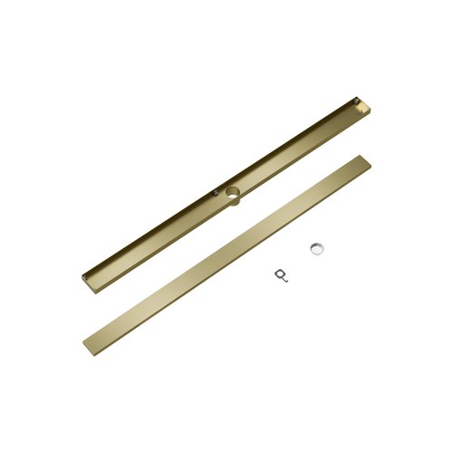 Brushed Brass Code Versa 1200 Tiled Shower Channel Waste Range