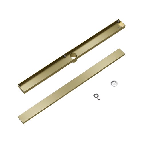 Brushed Brass Code Versa 900 Tiled Shower Channel Waste Range