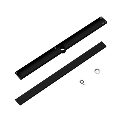 Matte Black Code Versa 900 Tiled Shower Channel Waste Range