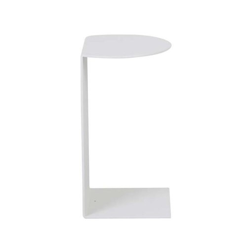 White Aruba Flip Side Table