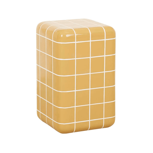 Honey/White Seville Tile Side Table