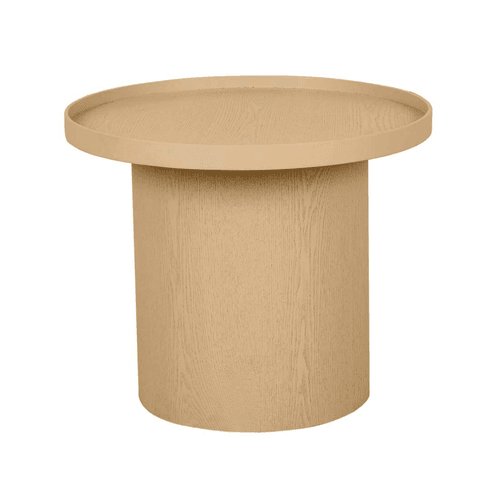 Natural Ash Classique Pedestal Side Table