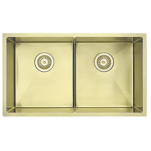 French-Gold Luminare Sink 760 x 440mm | Double Bowl