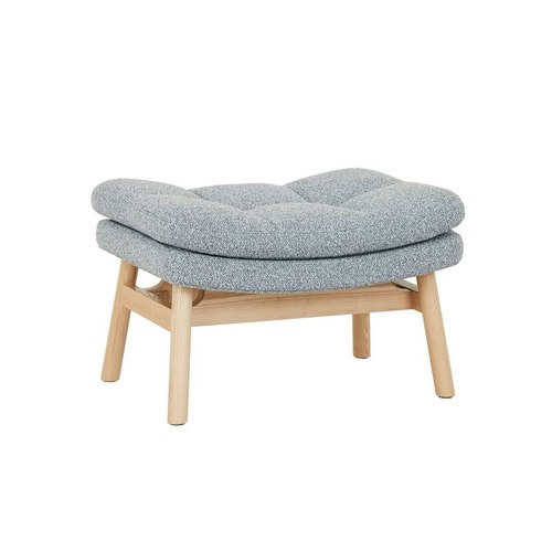 Nimbus/Natural Ash Kip Ottoman
