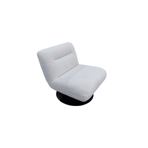 Ivory Phantom Swivel Club Chair