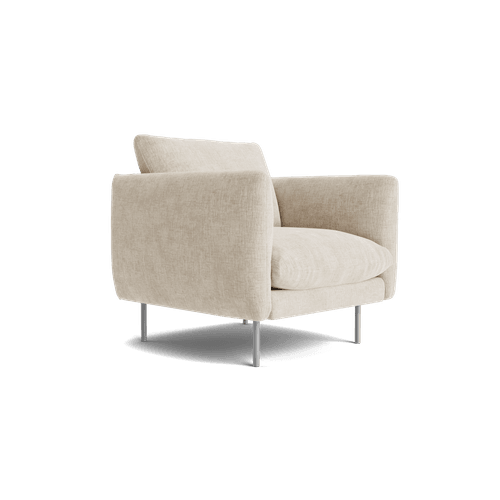 Moon Grey Suffolk Armchair