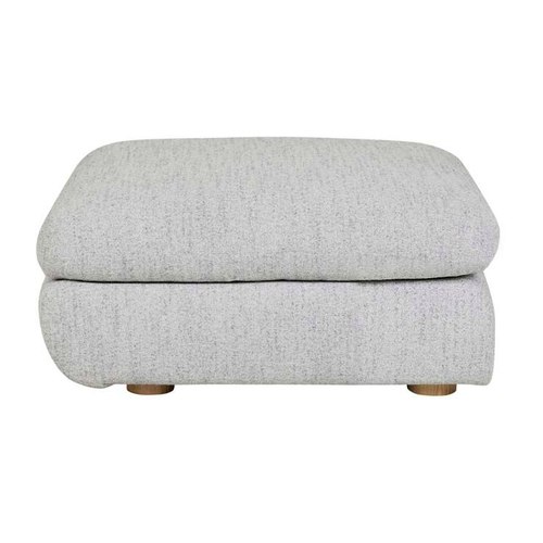 Ice Grey Hugo Marla Ottoman