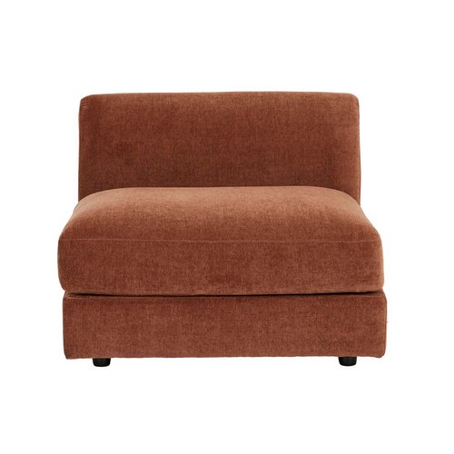 Chestnut Madrid Curve 1 Seater Centre Sofa