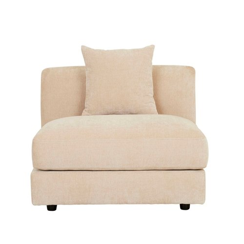 Soft Wheat Madrid Curve 1 Seater Centre Sofa