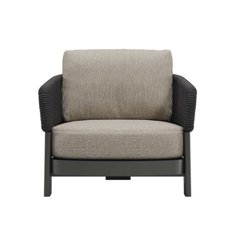 Carbon Grey/Natural Valencia Rope Sofa Chair