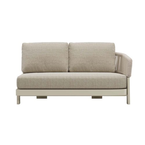 Sand/Natural Valencia Rope 2 Seater Right Arm Sofa