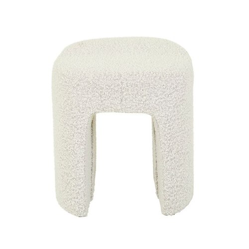 Grey Speckle Boucle Kanto Stool