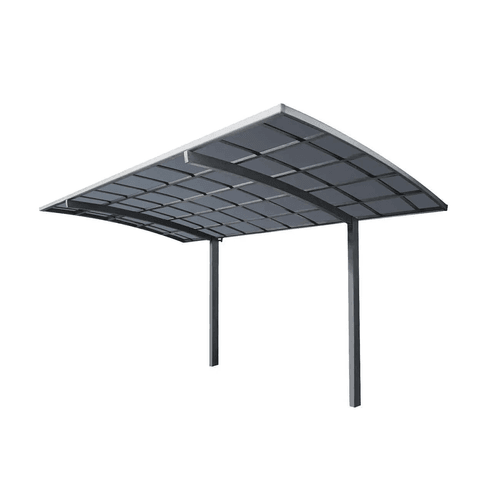 Grey / Dark Grey Cantilever Patio Cover 550x 280 x 316cm