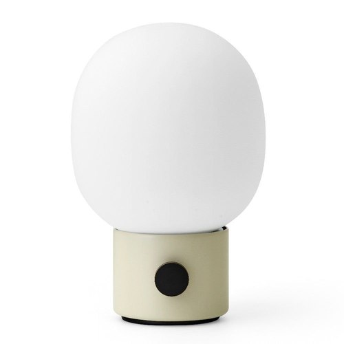 Alabaster White Audo CPH JWDA Portable Table Lamp