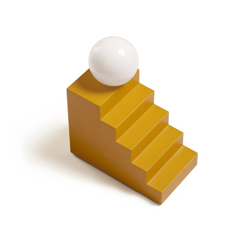 Yellow Stair Table Lamp