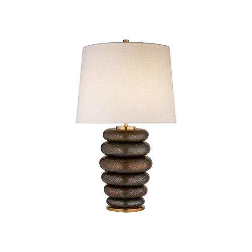Crystal Bronze Kelly Wearstler Phoebe Stacked Table Lamp
