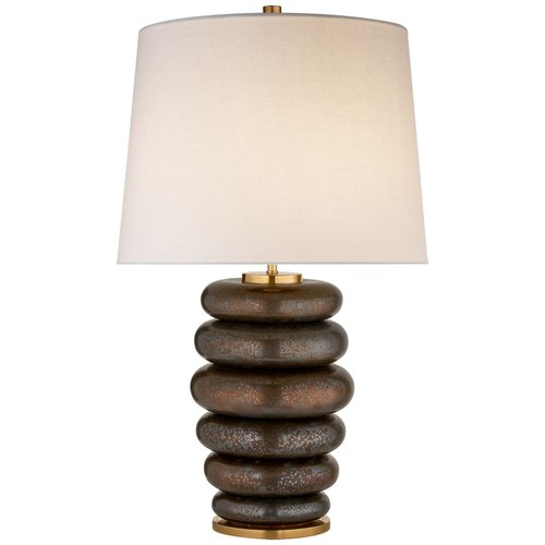 Crystal Bronze Kelly Wearstler Phoebe Stacked Table Lamp