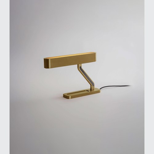 Antique Brass Colt Table Lamp