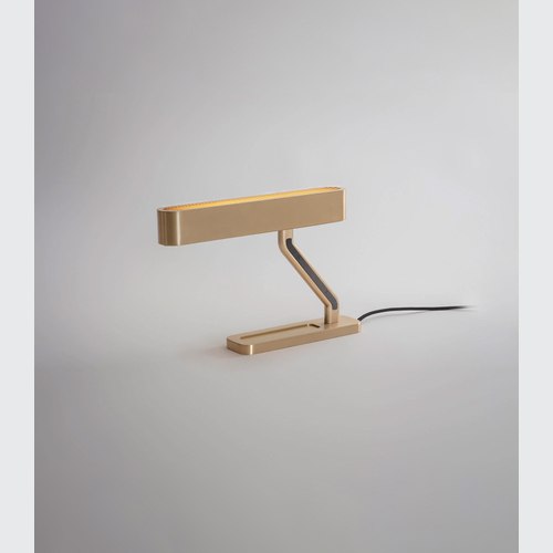 Brushed Brass Colt Table Lamp