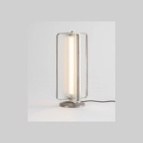 Satin Nickel Apex Table Lamp