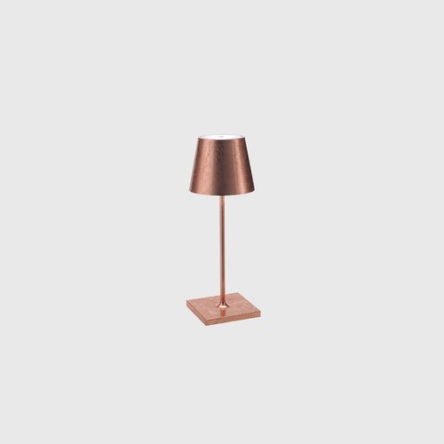 Copper Leaf Poldina Mini Metallic Table Lamp