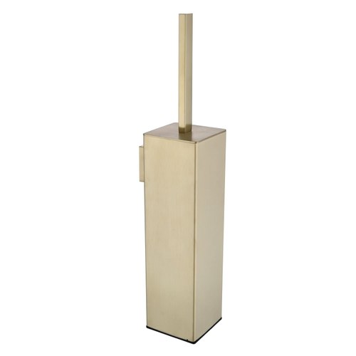 Brushed Brass Code Pure Toilet Brush Holder - 7 Colours