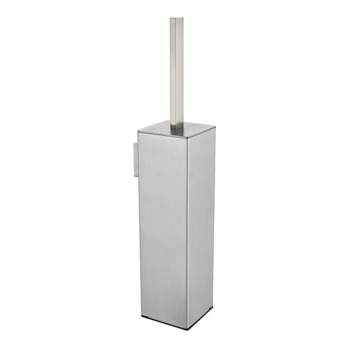 Brushed Nickel Code Pure Toilet Brush Holder - 7 Colours