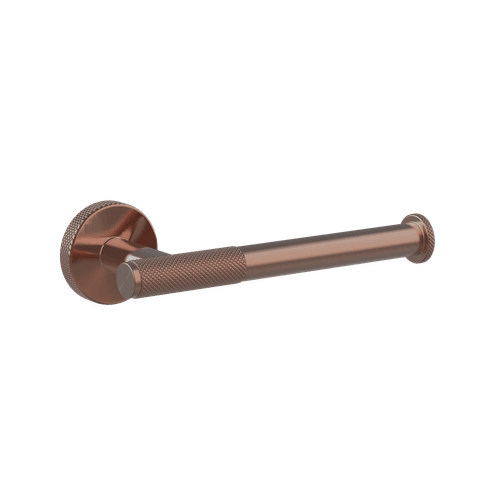 Brushed Copper Motivo Knurled Toilet Roll Holder
