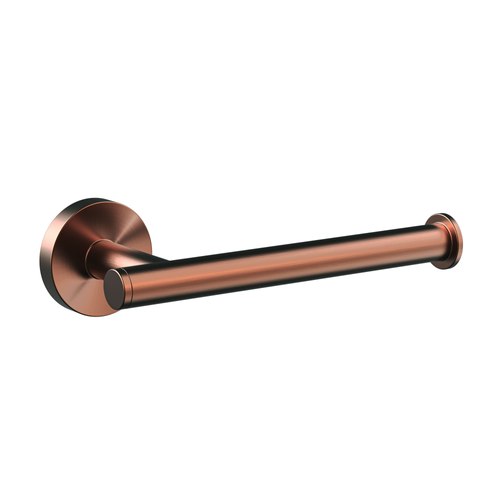 Brushed Copper Evoke Toilet Roll Holder