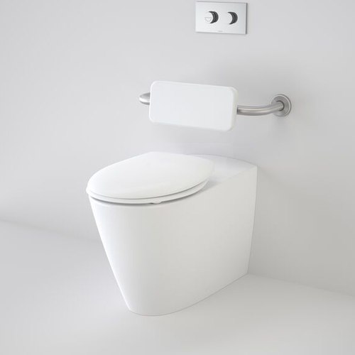White Care 705 Cleanflush Invisi Suite Carvelle Double Flap Seat White Backrest GermGard®