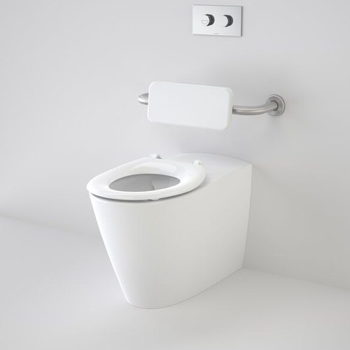 White Care 705 Cleanflush Invisi Series II® Suite Carvelle Single Flap Seat White Backrest GermGard®