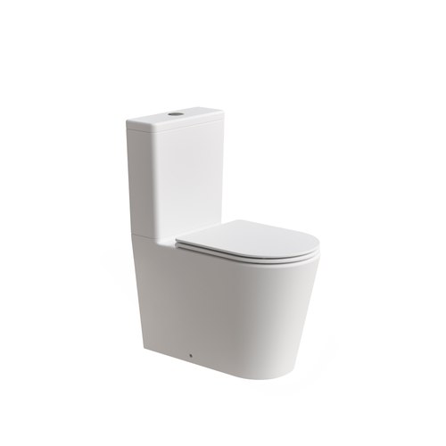 Matte White Code Pure Typhoon Overheight Btw Toilet Suite