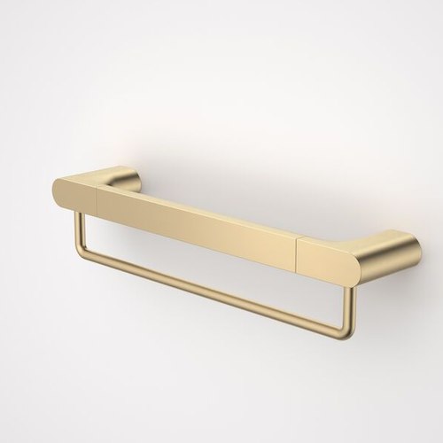 Brushed Brass Urbane II Universal Towel Rail Set