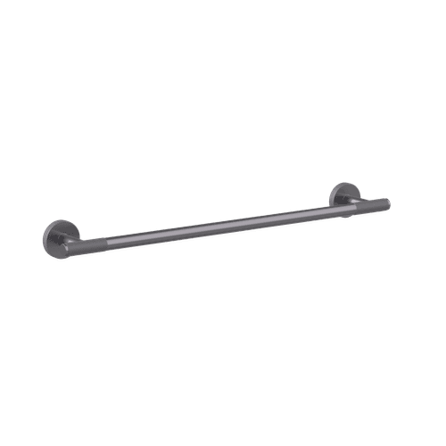 Gunmetal Motivo Knurled Towel Bar 500mm