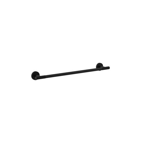 Black Motivo Knurled Towel Bar 500mm