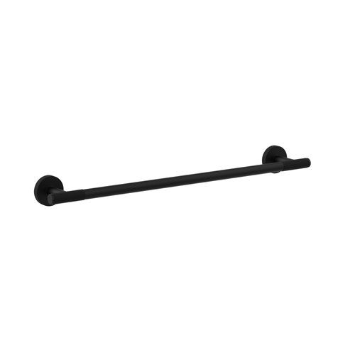 Black Motivo Knurled Towel Bar 500mm