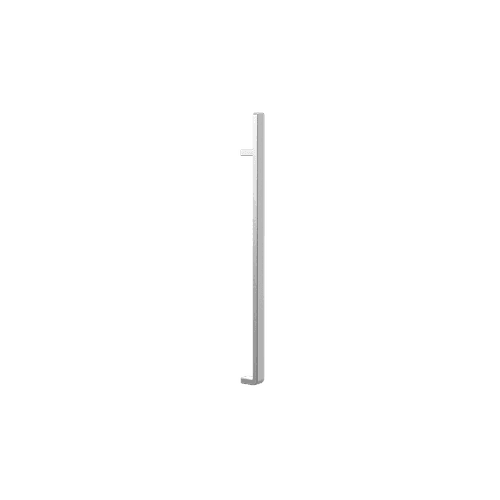 Brushed Nickel Titan Square Vertical Heated Towel Rail