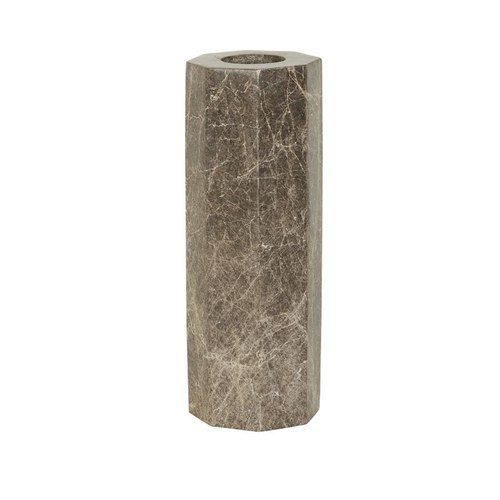 Emperador Marble Rufus Zenith Vase Large