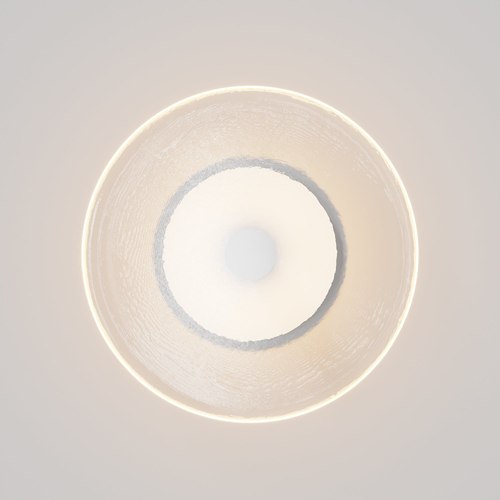 Matte White Coral Wall Light