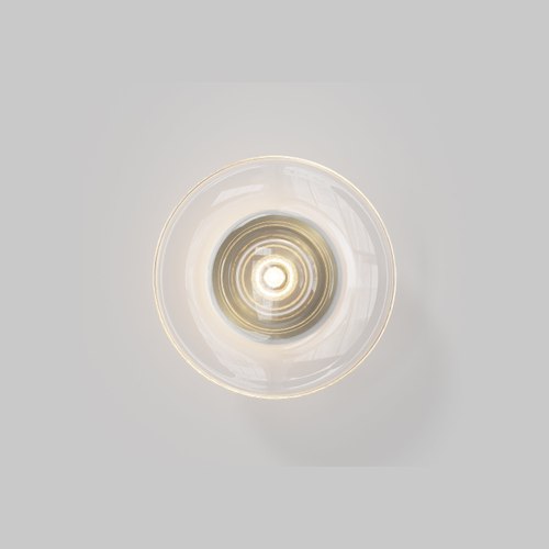Brass Sol Round Wall Light