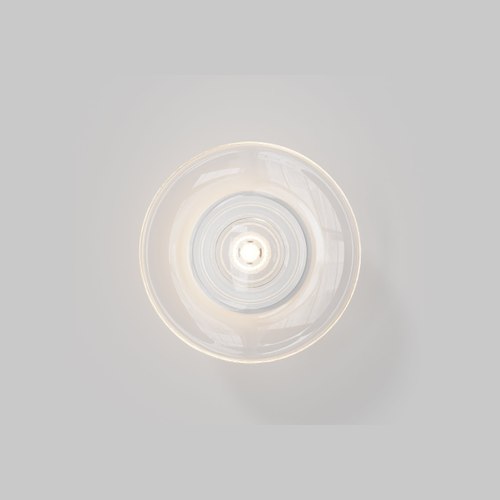 Matte White Sol Round Wall Light