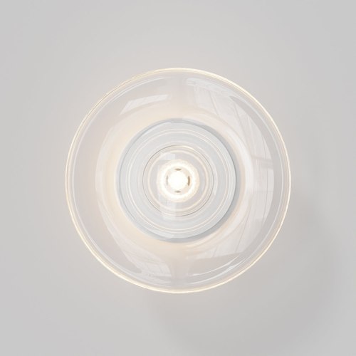 Matte White Sol Round Wall Light
