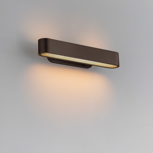 Dark Bronze Colt Flush Wall Light