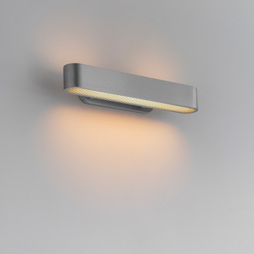 Satin Nickel Colt Flush Wall Light