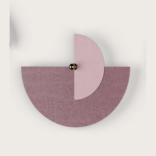 Mineral Red / Pale Pink Ghaban Wall Light