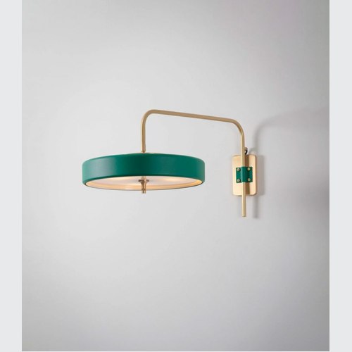 Green Revolve Wall Light