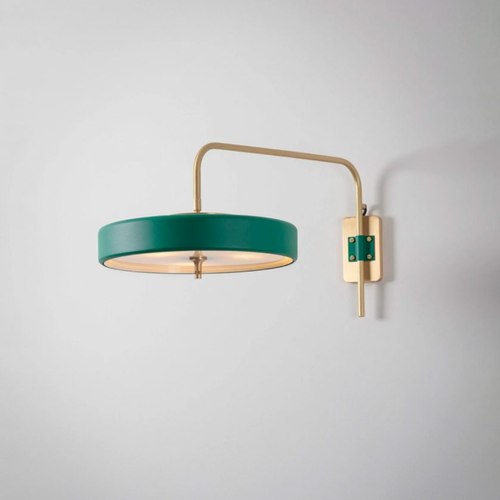Green Revolve Wall Light