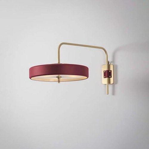 Oxblood Revolve Wall Light