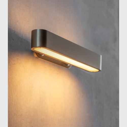 Brushed Brass Colt Flush Wall Light