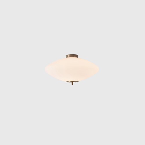 Antique Brass  Nova Wide Ceiling Light